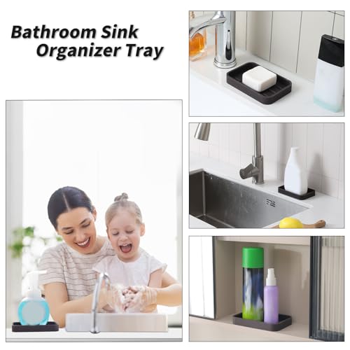 Silicone Kitchen Sink Organizer Tray for Multiple Usage