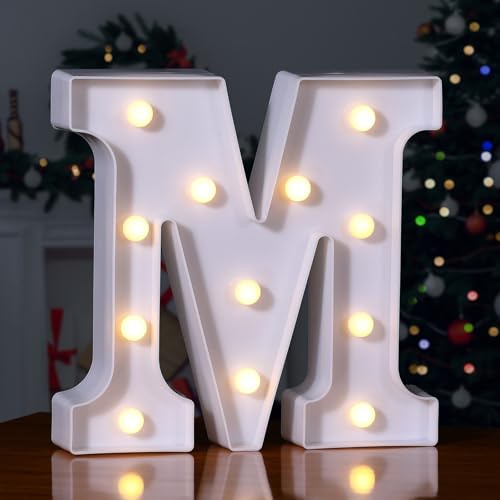 LED Letter Lights Sign Marquee Light Up Letters Sign for Night Light Wedding