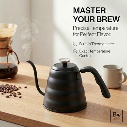 Gooseneck Kettle with Thermometer