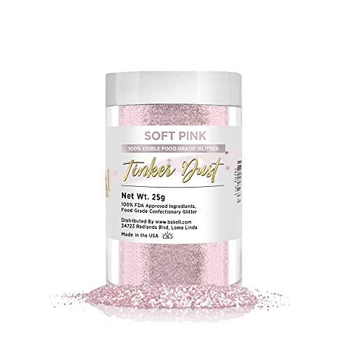 Soft Pink Edible Glitter