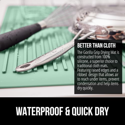 Patented BPA Free Silicone Dish Drying Mat