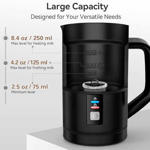 Milk Frother Automatic Hot & Cold Foam Maker