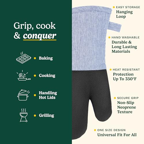 Cuisinart Chambray Kitchen Oven Mitts