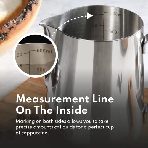 Stainless Steel Frothing Pitcher