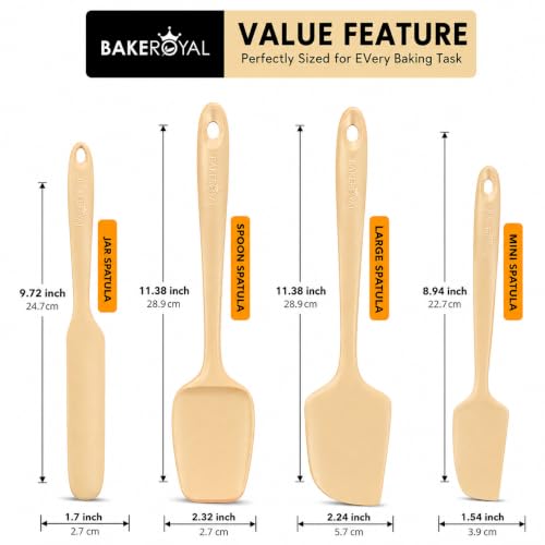 Silicone Spatula Set (4 Count)