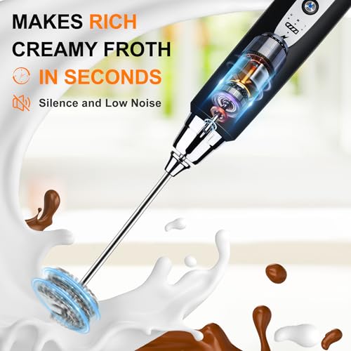 Handheld Milk Frother Wand for Coffee