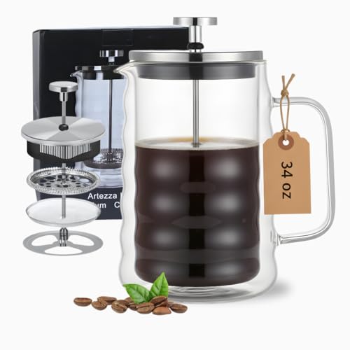 Glass French Press Coffee Maker