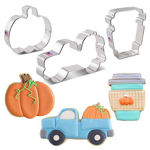Ann Clark Pumpkin Harvest Cookie Cutters Set of 3