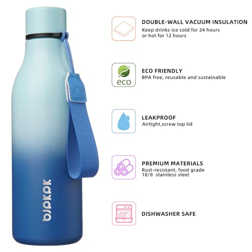 18oz Insulated Water Bottle