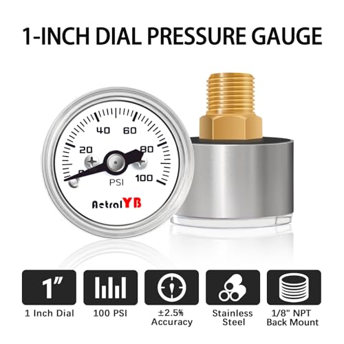 1 Inch mini Pressure Gauge