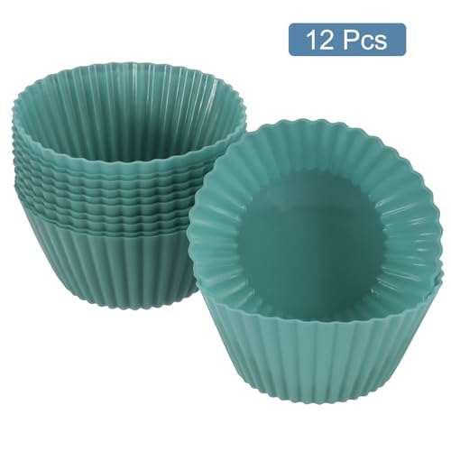 12Pcs Silicone Cupcake Liners