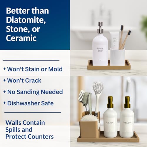 Countertop & Vanity Silicone Tray