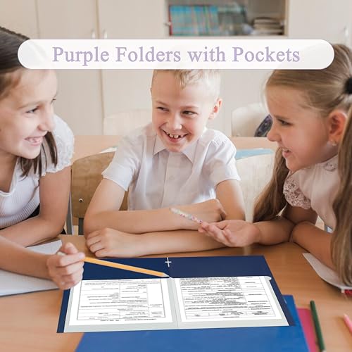 File folders with Pockets (100 Count)