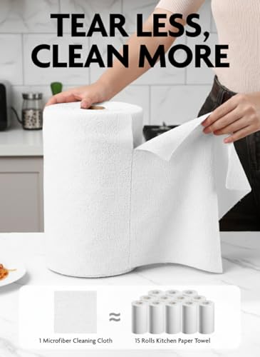 Microfiber Cleaning Cloth Rolls (150 Count)