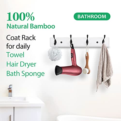 Heavy Duty Wooden Coat Rack