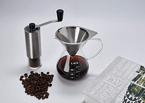Coffee Grinder Stainless Steel Construction with Ceramic Conical Burr