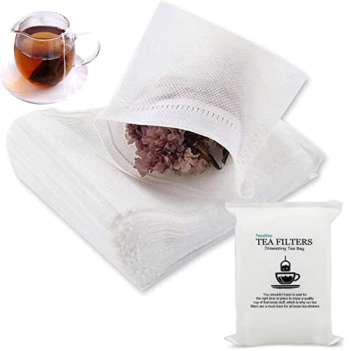 200 Pcs Disposable Tea Bags for Loose Leaf Tea (200 Count)