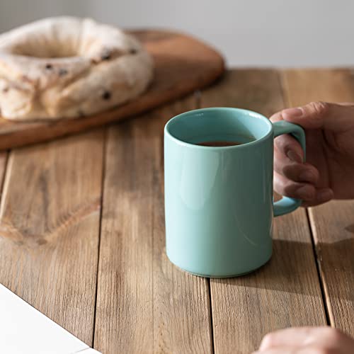 Large 15 Ounces Porcelain Coffee Mug Tea Mugs Set of 6 (6 Count)