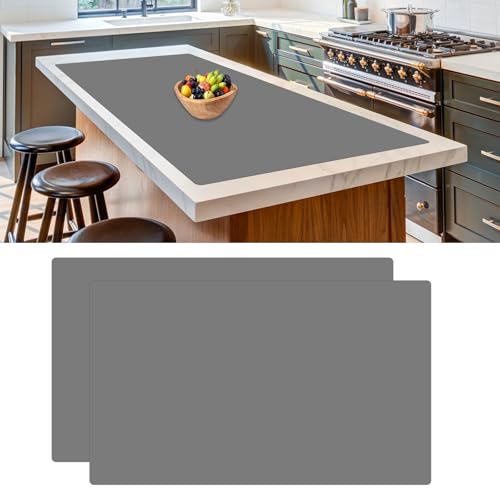 2Pack Large Silicone Mats for Kitchen Counter (2 Count)