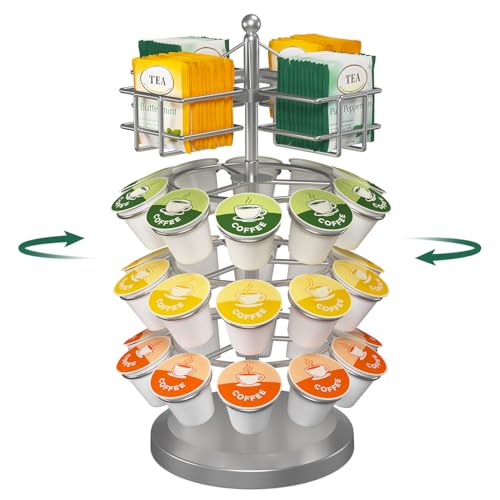K Cup Holder Coffee Pod Organizer Carousel for Countertop