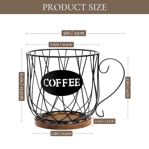 Rustic Metal K Cup Coffee Pod Holder