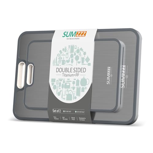 Titanium Cutting Board Double Sided Food Grade