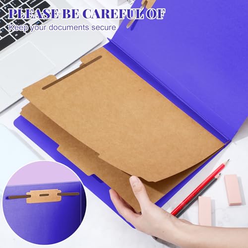 12 Pcs Classification Folders Letter Size Bulk