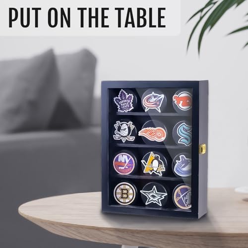 12pcs Hockey Puck Display Case