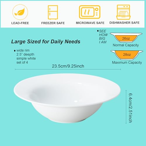 Soup and Pasta Bowls Set of 4 (4 Count)