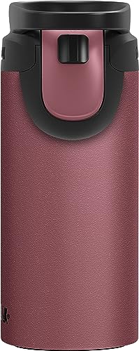Forge Flow Insulated Stainless Steel Travel Mug Terracotta Rose