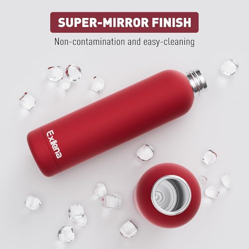 Slim Insulated Water Bottles for Travel 32oz with Clip