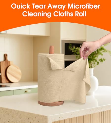 Microfiber Cleaning Cloth Roll (100 Count)