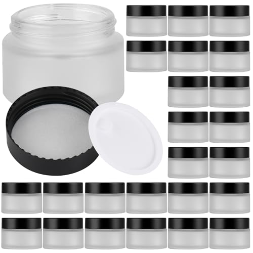 Glass Jars with Lids (24 Count)