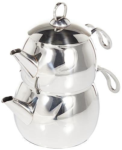 Belinay Teapot Set Medium Silver (2 Count)
