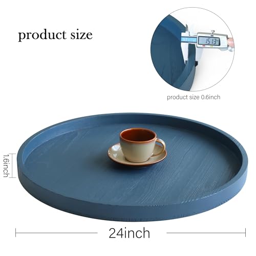 Round Ottoman Table Tray Round