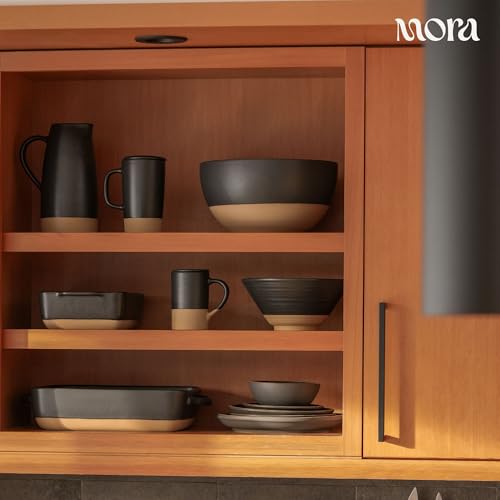 Mora Ceramics Large Tea Mug with Loose Leaf Infuser and Ceramic Lid