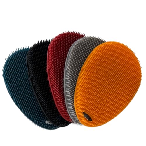 Silicone Sponge Dish Scrubber (5 Count)