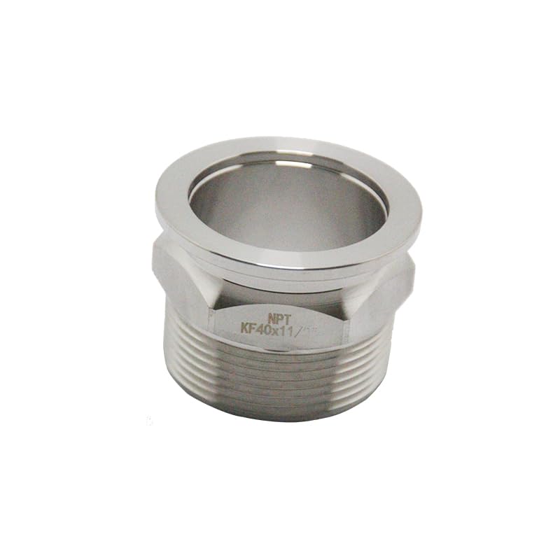 SS304 KF40 NPT Male Adaptor thread 1.5" NW40 KF Male coupling ISO