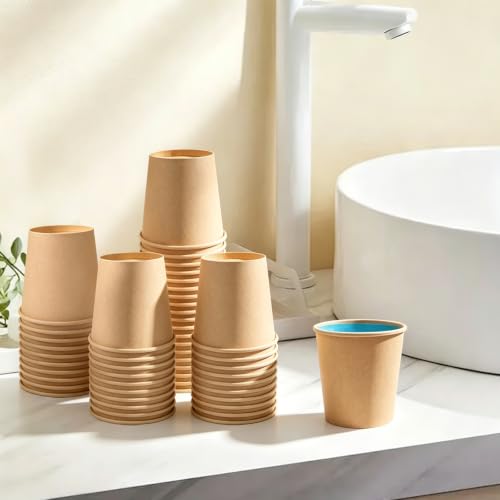 600 Pack 3 OZ Kraft Paper Cups (600 Count)