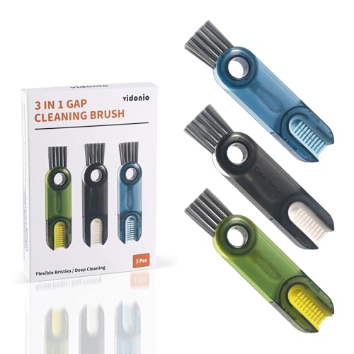 3 in 1 Cup Lid Gap Cleaning Brush Set