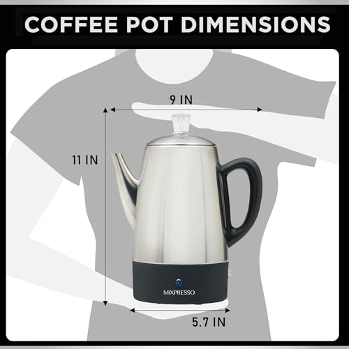 10 Cup Electric Percolator Coffee Pot