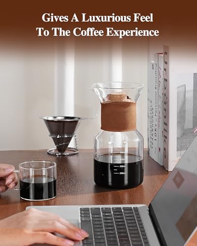 Pour Over Coffee Maker with Double