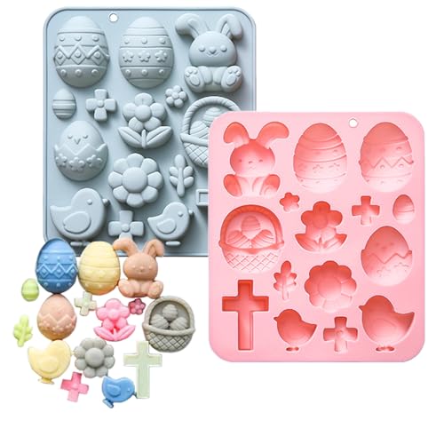 Easter Bunny Egg Chocolate Mold Set