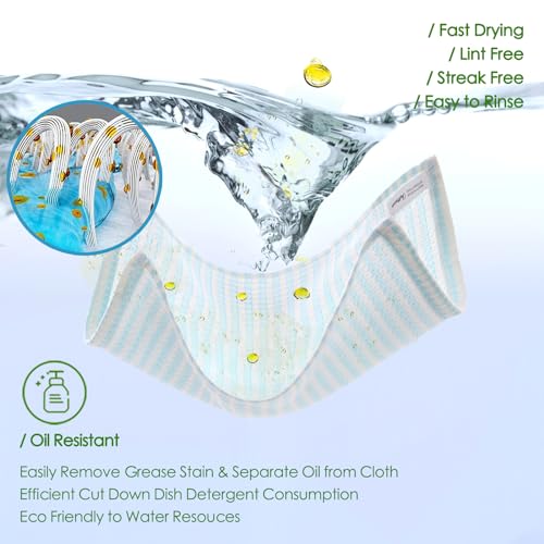 Dish Cloths 8 Pack (8 Count)