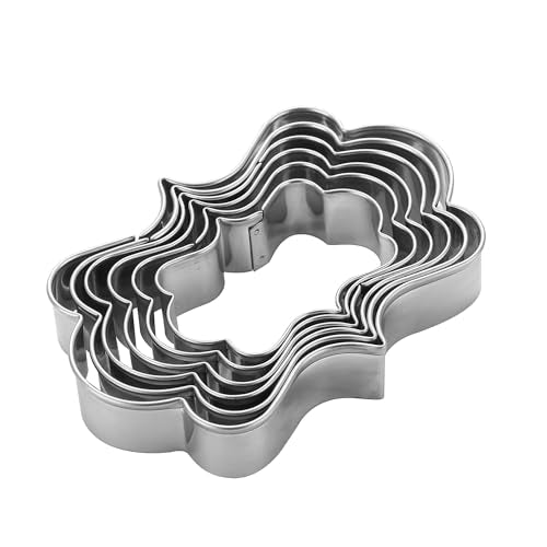 Plaque Shaped Cookie Cutters Set (6 Count)