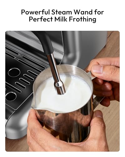 Espresso Machine with Grinder and Milk Frother
