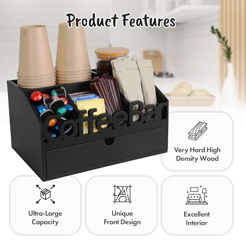 Coffee Bar Organizer Countertop