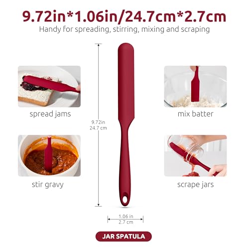 Skinny Silicone Jar Spatula Scraper