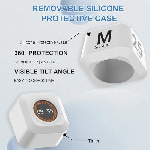 Rotating Cube Visual Countdown Timer 5