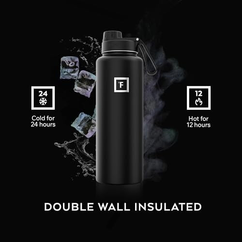 40 oz Wide Mouth Water Bottle with Spout